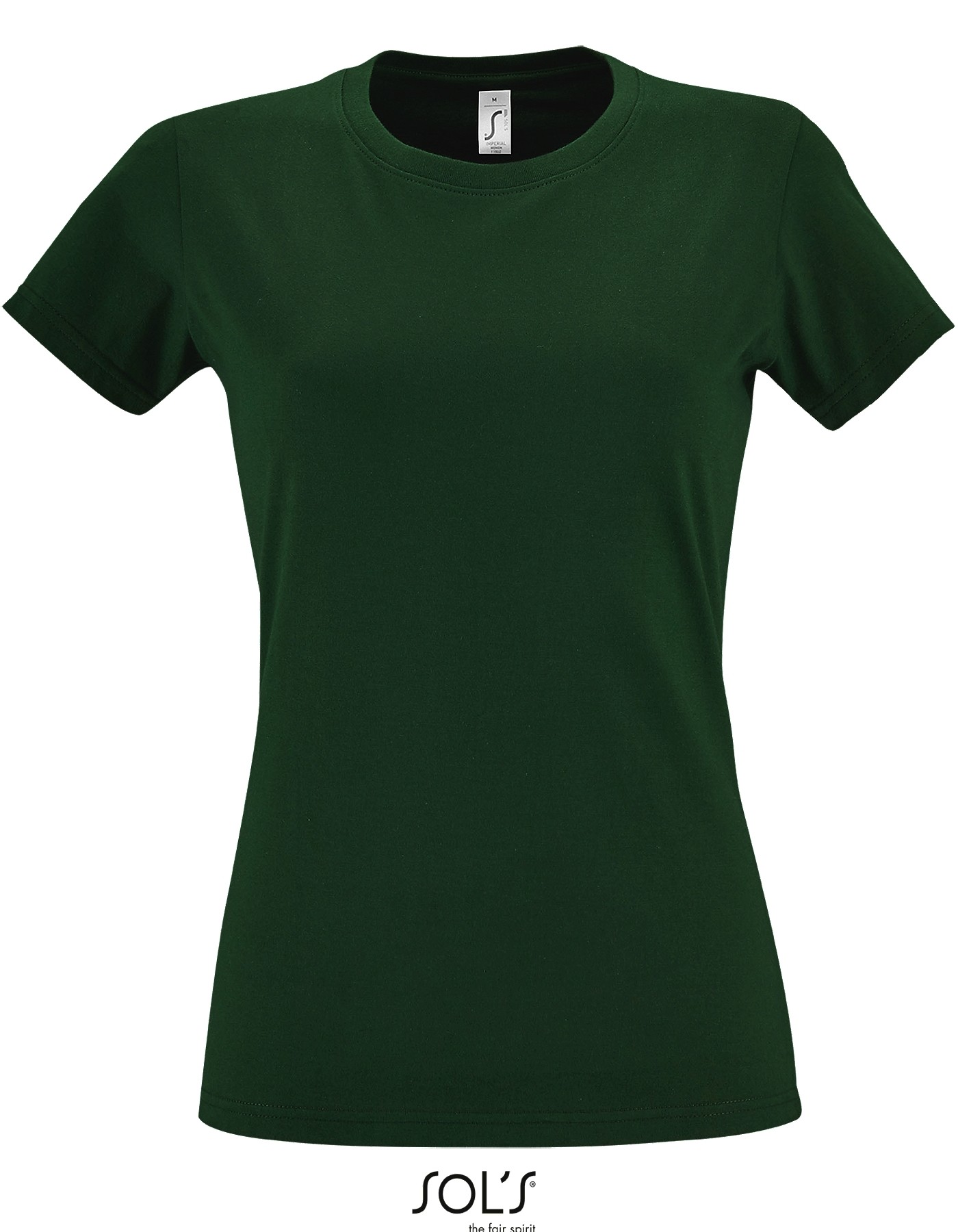 SOLS IMPERIAL ženské triko 190 gr BOTTLE GREEN