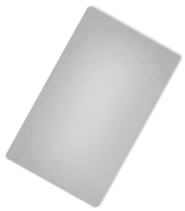 Exkluzivní kovová vizitka (stříbrná)