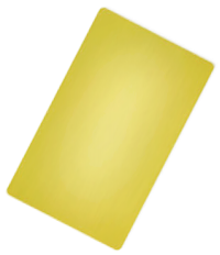 Exkluzivní kovová vizitka (zlatá)