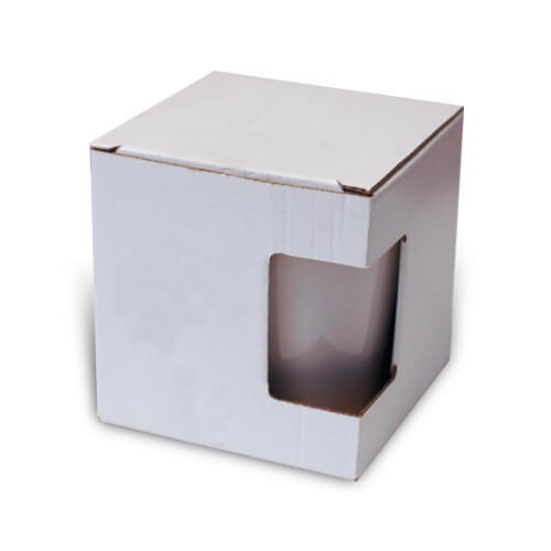 Krabička na malé latte hrnčeky s okienkom 20ks