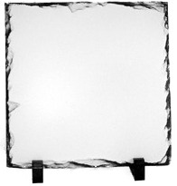 Sublimační břidlice bílá 15 x 15 cm