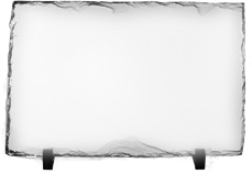 Sublimační břidlice bílá 15 x 20 cm