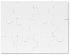 Sublimační Puzzle A4 dětské 12 dílny